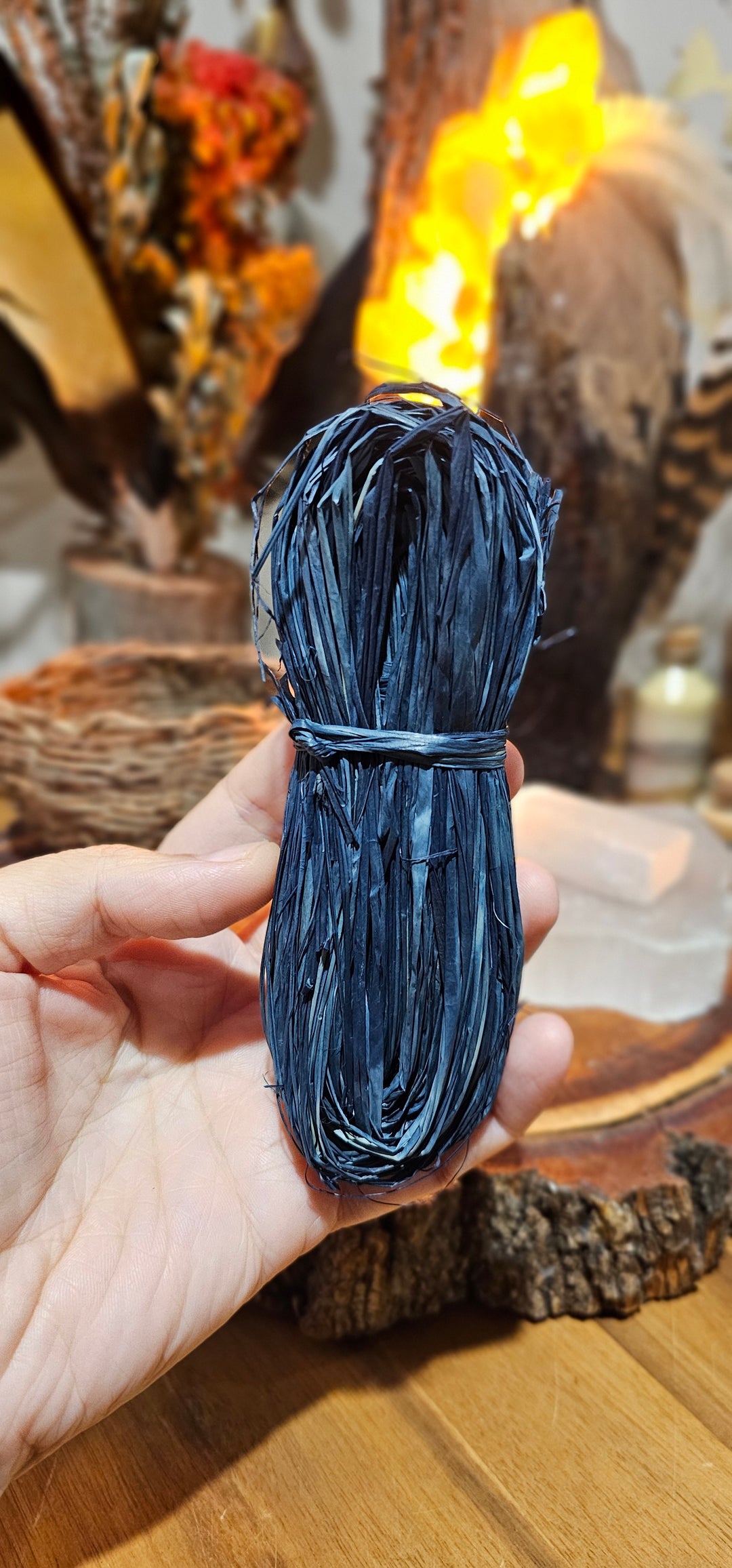 Butler Raffia Blue Raffia 25g - Blue Steel – From The Flame Trees