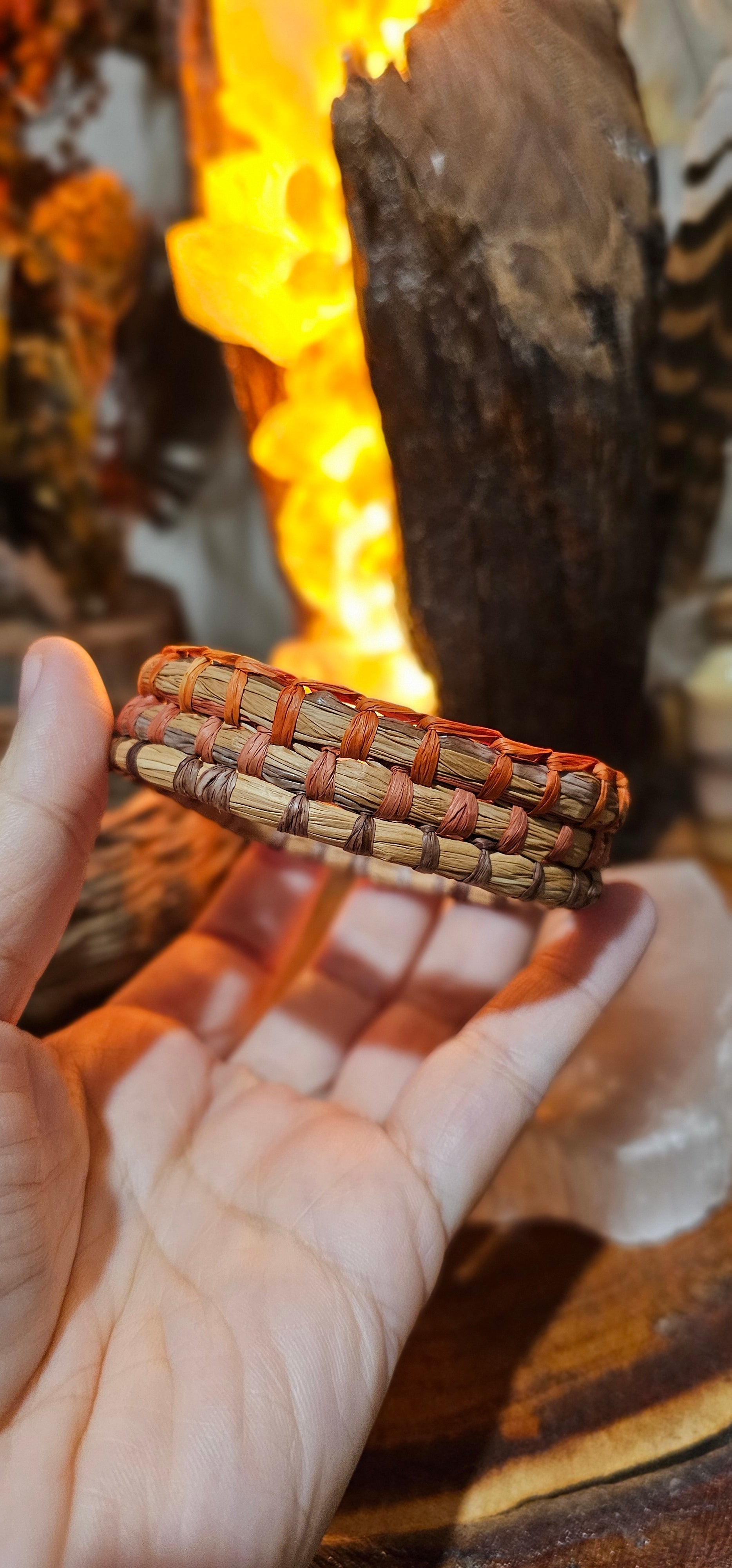 Woven Bangle - Autumn