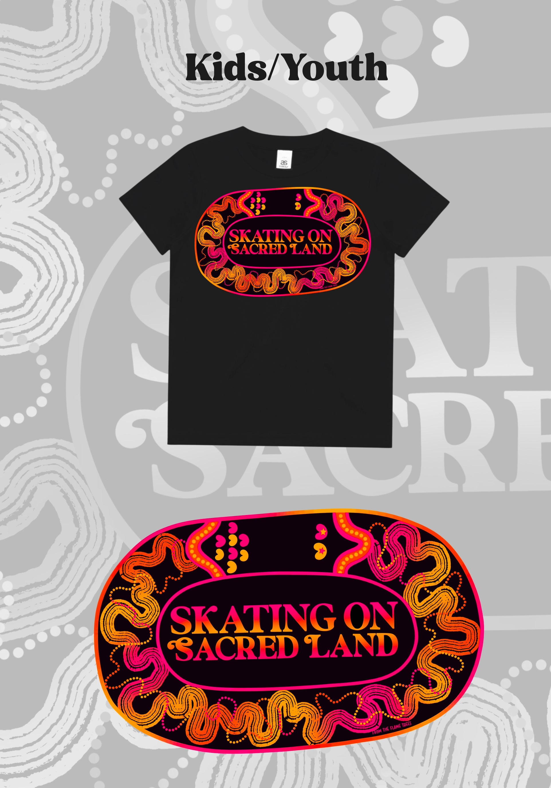 Skating On Sacred Land - Slay Sista Tee