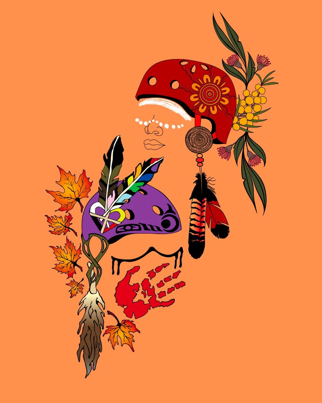 Skating On Sacred Land - Spirit & Survival Tee