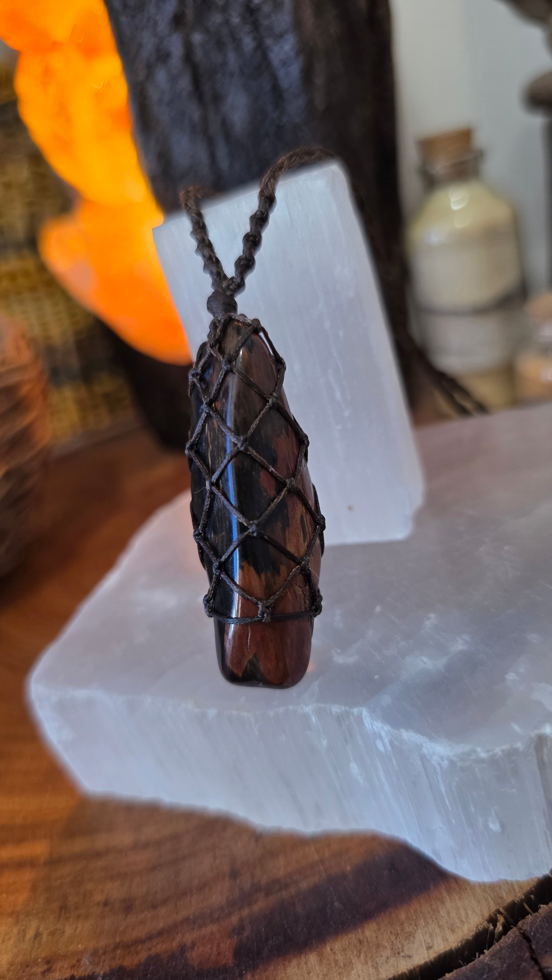 Australian Petrified Wood Necklace
