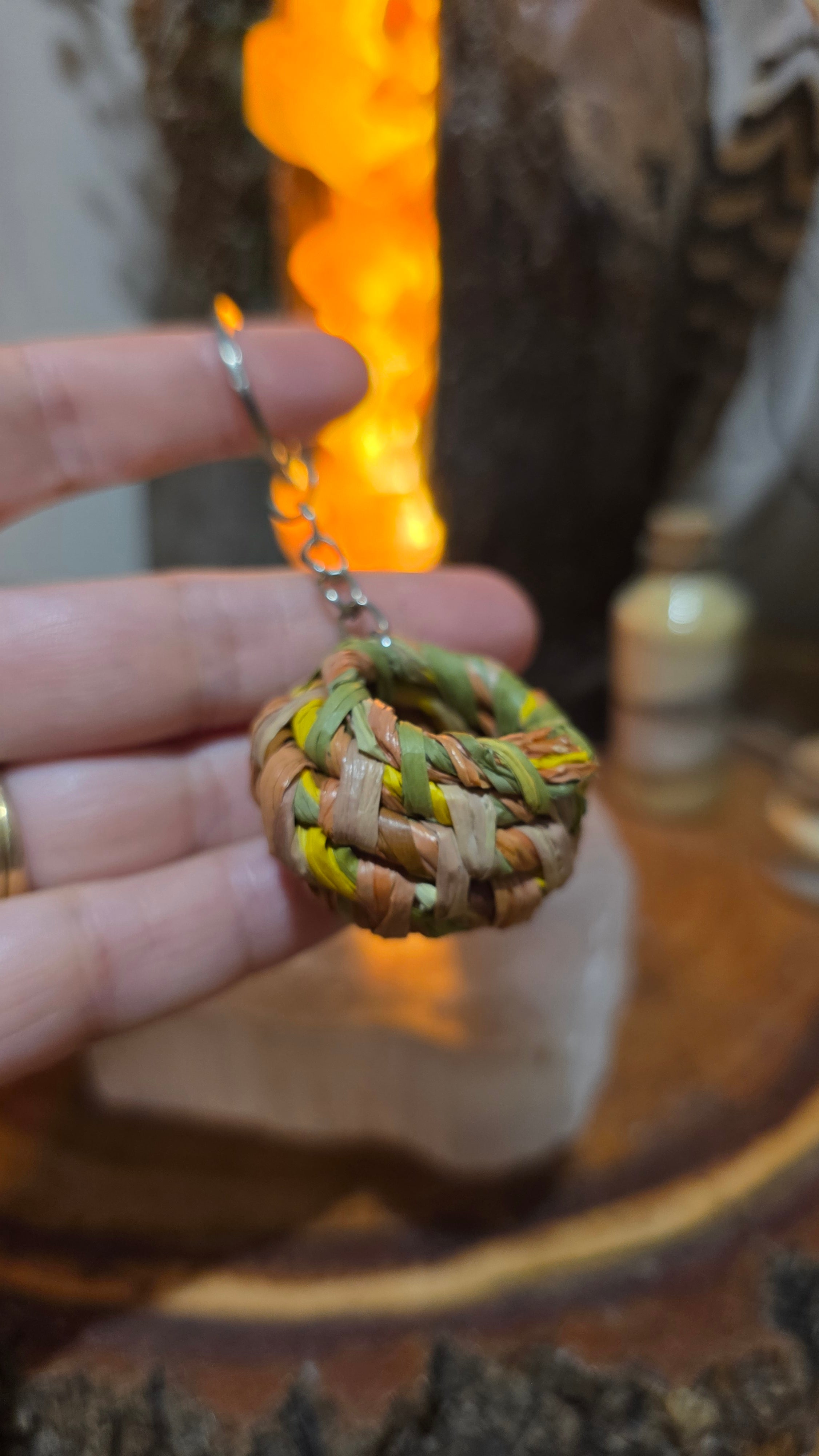 Basket Keyring - Earthy Beauty