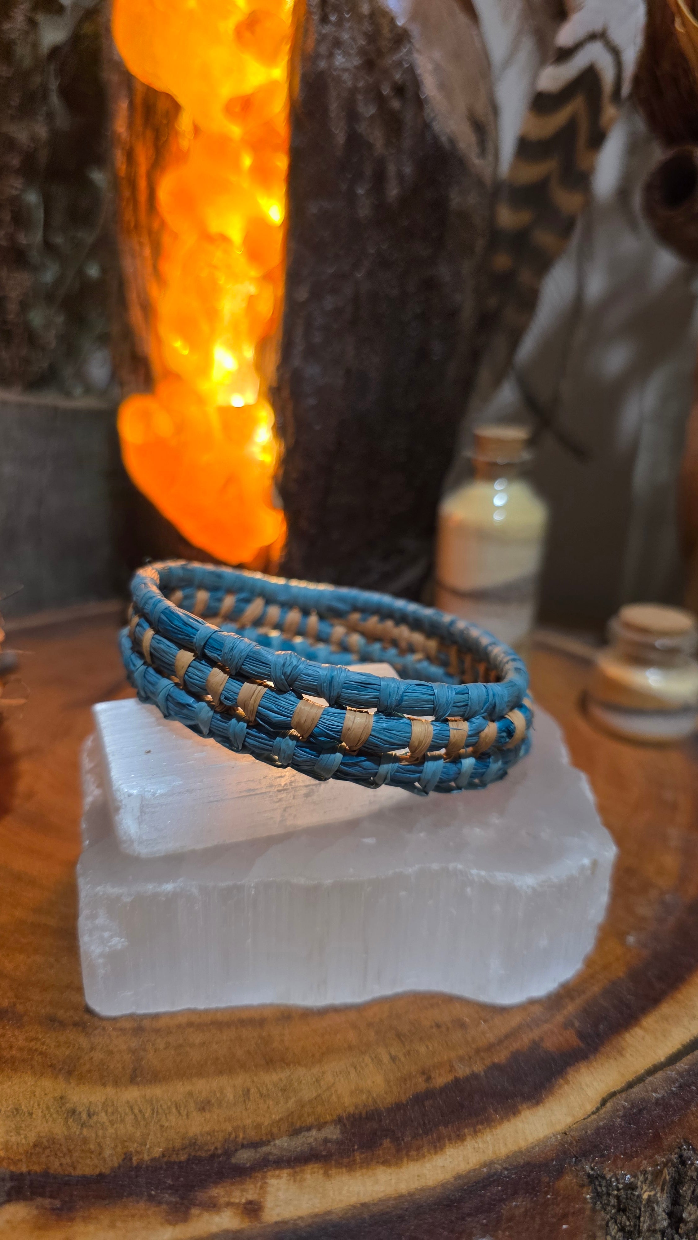 Woven Bangle - Sea Breeze
