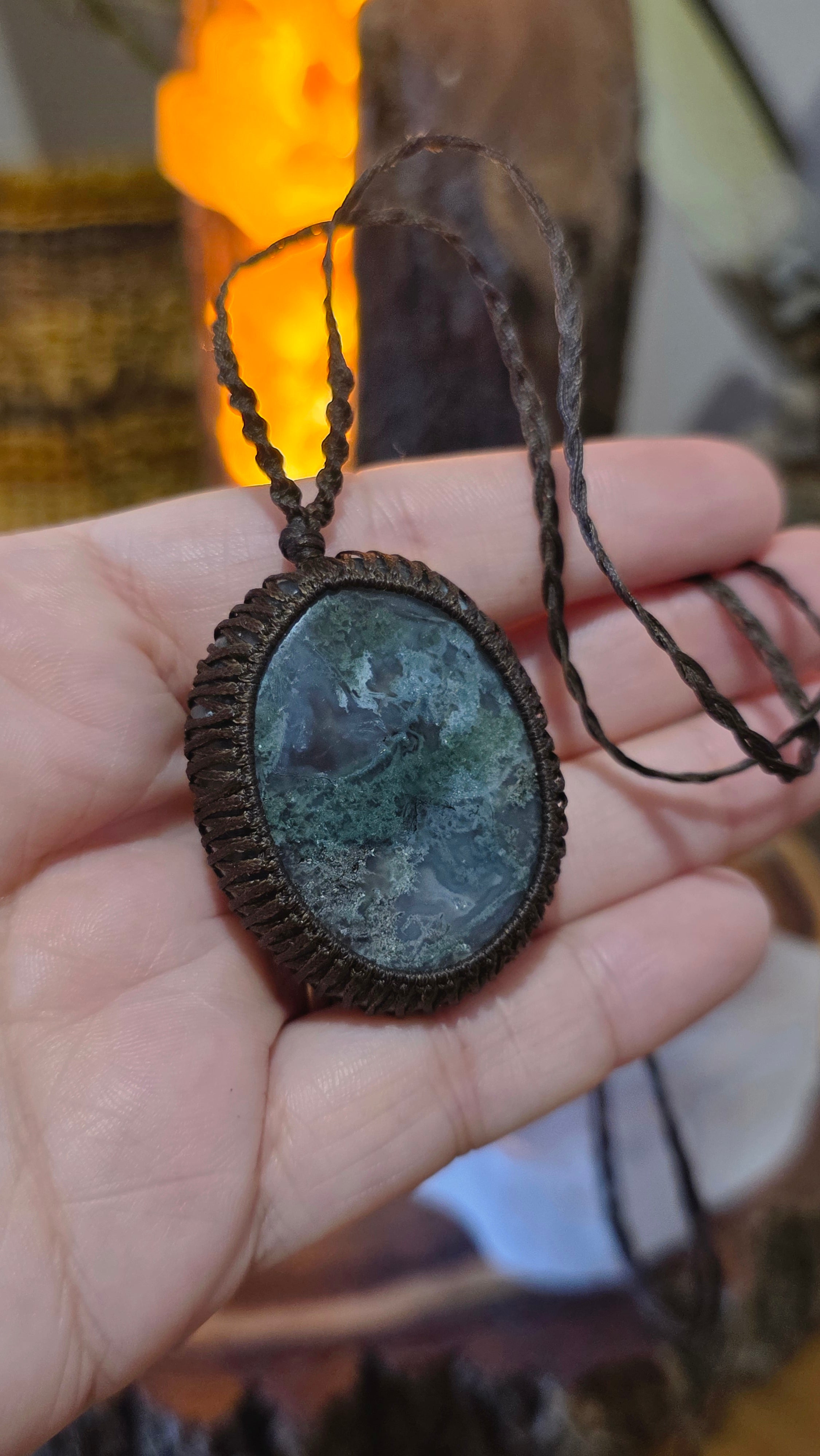 Moss Agate Necklace