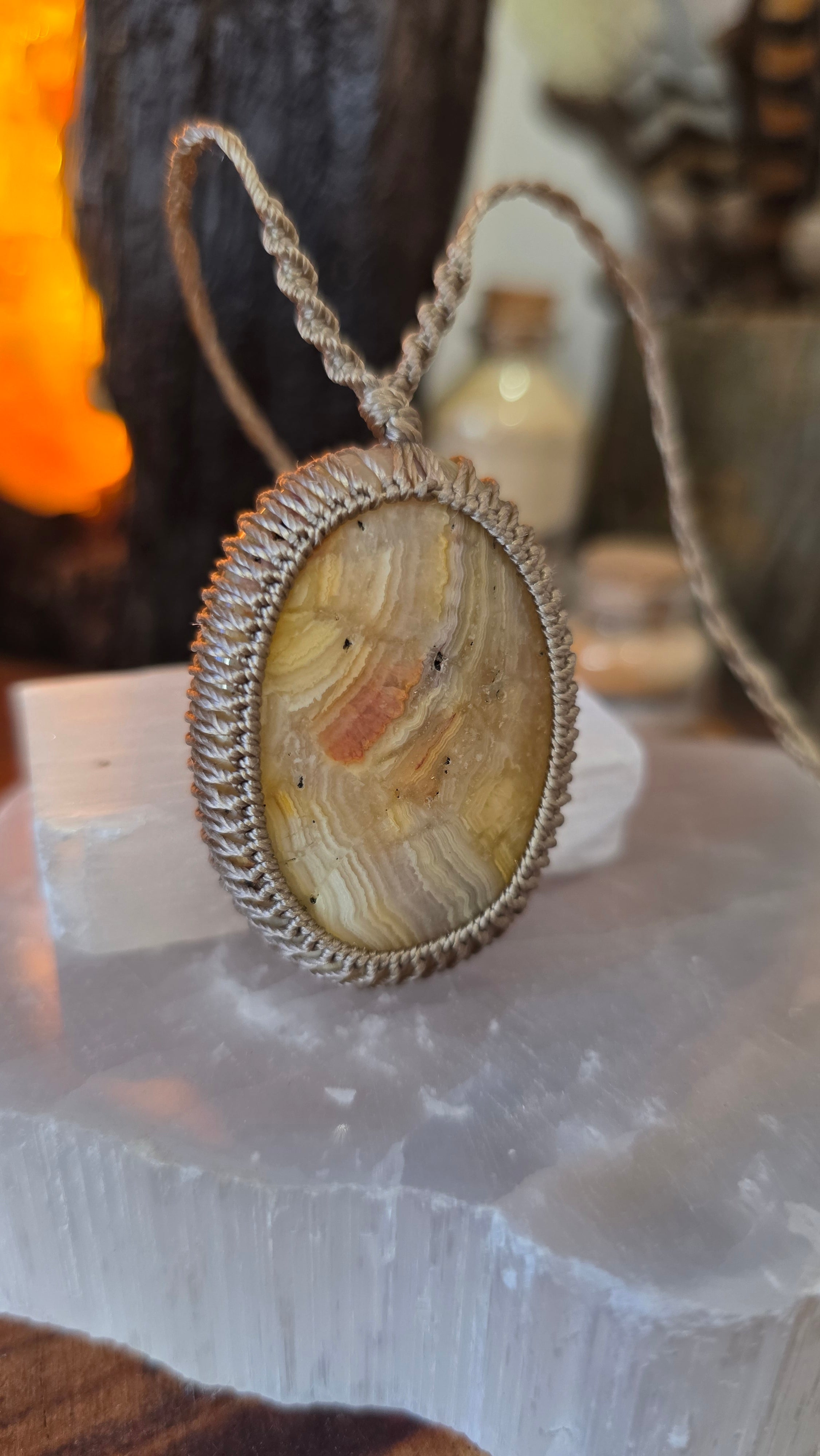 Crazy Lace Agate Necklace