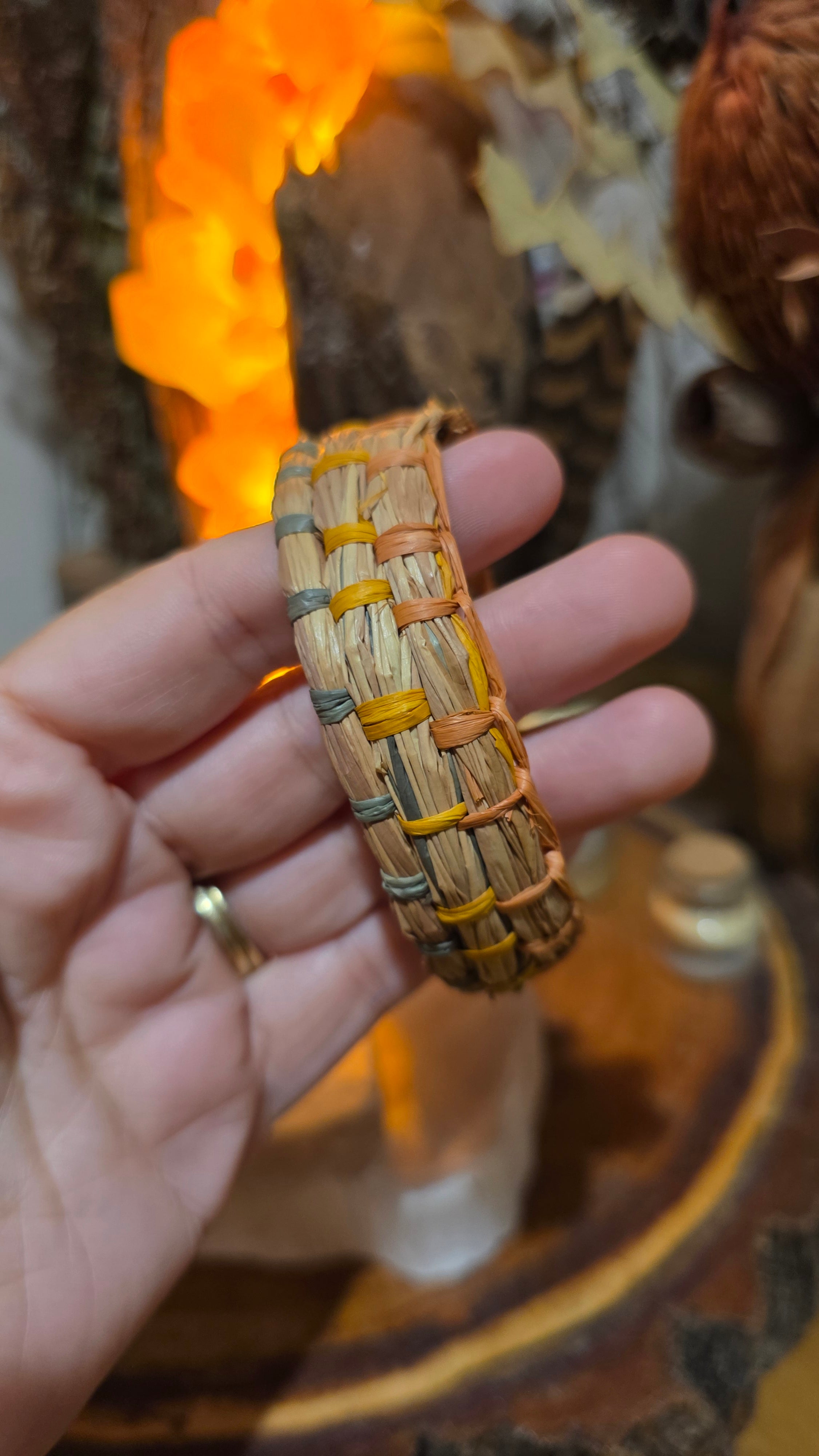 Woven Bangle - Sunset Canefields