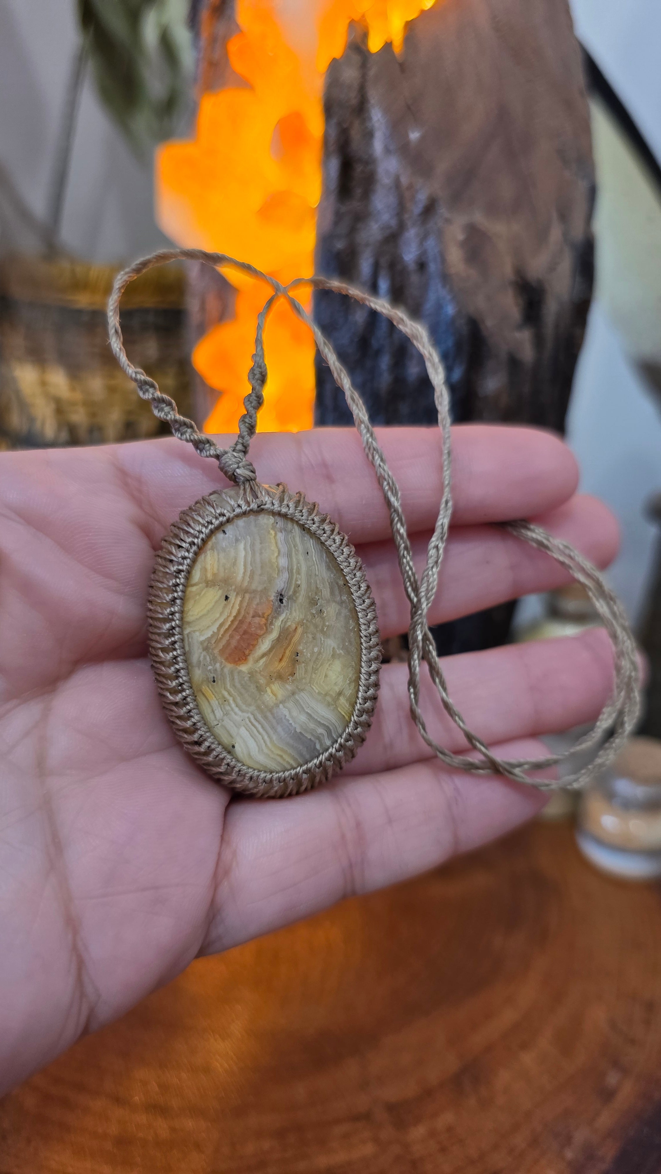 Crazy Lace Agate Necklace