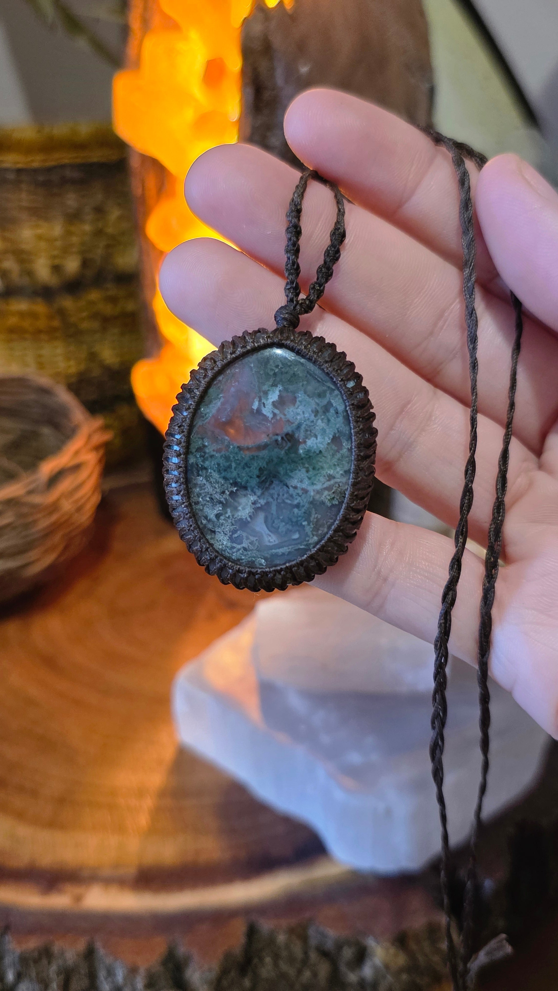 Moss Agate Necklace